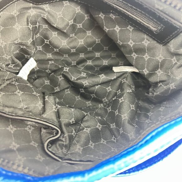 BCBGeneration Blue Quilted Puffer Crossbody Bag 2 in 1 Chain Strap Shoulder Bag - Picture 9 of 9